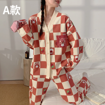 【一套免運】秋冬V領和服開衫居家服(15款)