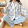 【一套免運】秋冬V領和服開衫居家服(15款)